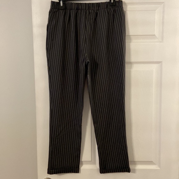 HAVE Women’s Pants size L brand new with tag color gray with white stripe - Picture 6 of 12